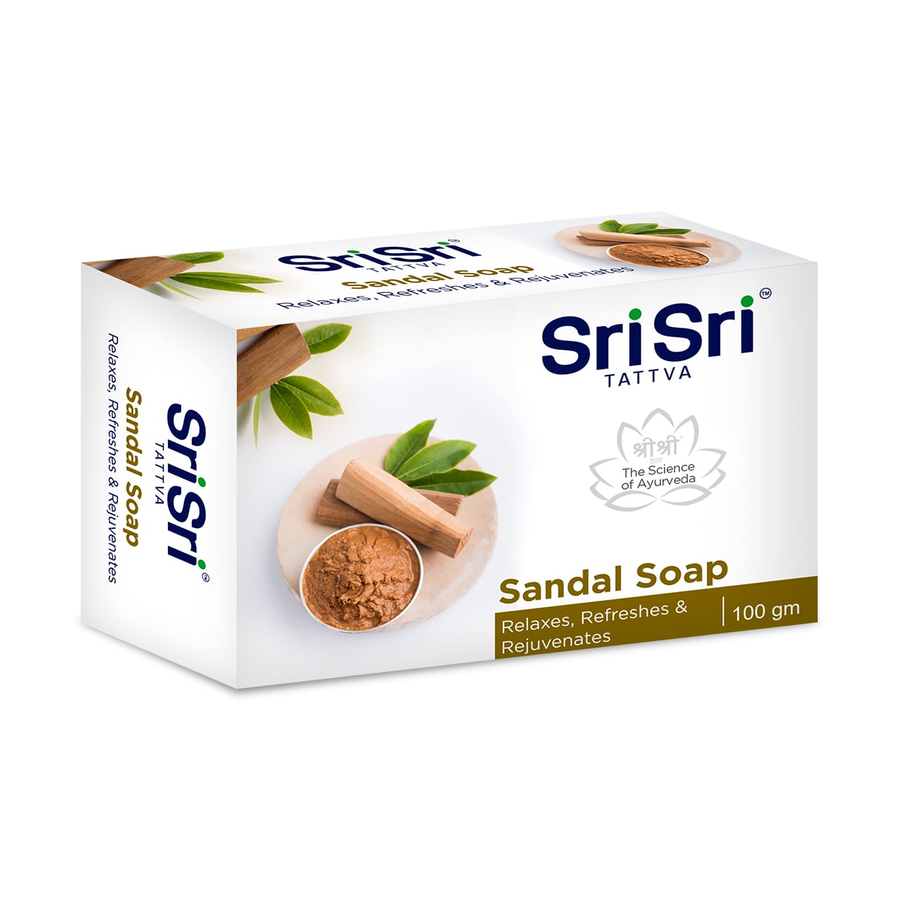 Buy Sri Sri Tattva Sandal Soap, Relaxes, Refreshes & Rejuvenates Online at  Best Price of Rs 37.8 - bigbasket